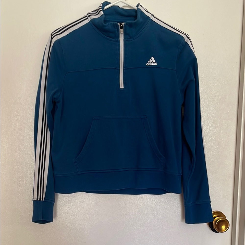 Adidas Blue and White Jacket